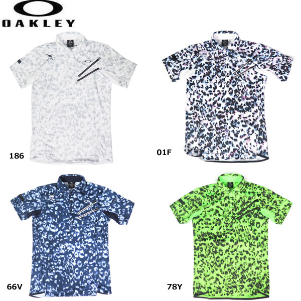I[N[ FOA403519 XJ SKULL BREATHABLE LEOPARD SHIRT Vc