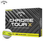 LEFC NcA[X 360 CG[ XgCv{[ CHROME TOUR X 360 YELLOW STRIPE 1_[X St{[