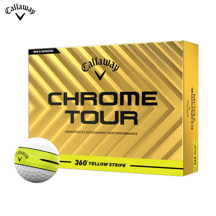 LEFC NcA[ 360 CG[XgCv{[ CHROME TOUR 360 YELLOW STRIPE 1_[X St{[
